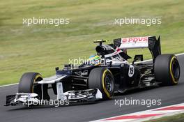 Bruno Senna (BRA) Williams FW34. 27.07.2012. Formula 1 World Championship, Rd 11, Hungarian Grand Prix, Budapest, Hungary, Practice Day