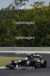 Vitaly Petrov (RUS) Caterham CT01. 27.07.2012. Formula 1 World Championship, Rd 11, Hungarian Grand Prix, Budapest, Hungary, Practice Day