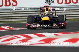 Sebastian Vettel (GER) Red Bull Racing RB8. 27.07.2012. Formula 1 World Championship, Rd 11, Hungarian Grand Prix, Budapest, Hungary, Practice Day