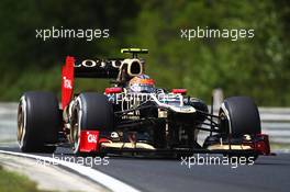 Romain Grosjean (FRA) Lotus F1 E20. 27.07.2012. Formula 1 World Championship, Rd 11, Hungarian Grand Prix, Budapest, Hungary, Practice Day