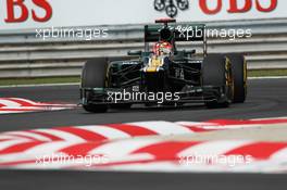 Heikki Kovalainen (FIN) Caterham CT01. 27.07.2012. Formula 1 World Championship, Rd 11, Hungarian Grand Prix, Budapest, Hungary, Practice Day