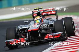 Lewis Hamilton (GBR) McLaren MP4/27. 27.07.2012. Formula 1 World Championship, Rd 11, Hungarian Grand Prix, Budapest, Hungary, Practice Day