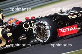 Romain Grosjean (FRA) Lotus F1 E20. 27.07.2012. Formula 1 World Championship, Rd 11, Hungarian Grand Prix, Budapest, Hungary, Practice Day