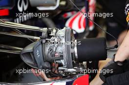 Red Bull Racing RB8 brake detail. 27.07.2012. Formula 1 World Championship, Rd 11, Hungarian Grand Prix, Budapest, Hungary, Practice Day