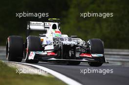 Sergio Perez (MEX) Sauber C31. 27.07.2012. Formula 1 World Championship, Rd 11, Hungarian Grand Prix, Budapest, Hungary, Practice Day