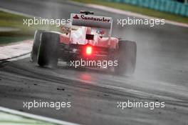 Fernando Alonso (ESP) Ferrari F2012 in the wet. 27.07.2012. Formula 1 World Championship, Rd 11, Hungarian Grand Prix, Budapest, Hungary, Practice Day