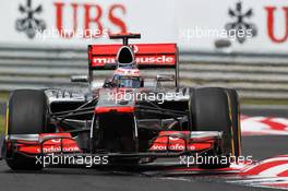 Jenson Button (GBR) McLaren MP4/27. 27.07.2012. Formula 1 World Championship, Rd 11, Hungarian Grand Prix, Budapest, Hungary, Practice Day