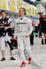 Michael Schumacher (GER) Mercedes AMG F1. 27.07.2012. Formula 1 World Championship, Rd 11, Hungarian Grand Prix, Budapest, Hungary, Practice Day
