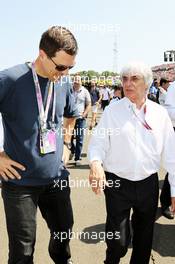 Bernie Ecclestone (GBR) CEO Formula One Group (FOM) on the grid. 29.07.2012. Formula 1 World Championship, Rd 11, Hungarian Grand Prix, Budapest, Hungary, Race Day
