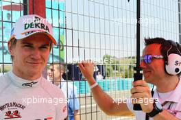 Nico Hulkenberg (GER) Sahara Force India F1 on the grid. 29.07.2012. Formula 1 World Championship, Rd 11, Hungarian Grand Prix, Budapest, Hungary, Race Day