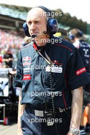 Franz Tost (AUT) Scuderia Toro Rosso Team Principal on the grid. 29.07.2012. Formula 1 World Championship, Rd 11, Hungarian Grand Prix, Budapest, Hungary, Race Day