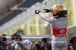 1st place Lewis Hamilton (GBR), McLaren Mercedes  29.07.2012. Formula 1 World Championship, Rd 11, Hungarian Grand Prix, Budapest, Hungary, Race Day