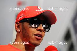 Race winner Lewis Hamilton (GBR) McLaren. 29.07.2012. Formula 1 World Championship, Rd 11, Hungarian Grand Prix, Budapest, Hungary, Race Day