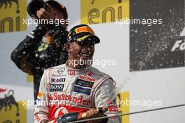 1st place Lewis Hamilton (GBR), McLaren Mercedes  29.07.2012. Formula 1 World Championship, Rd 11, Hungarian Grand Prix, Budapest, Hungary, Race Day