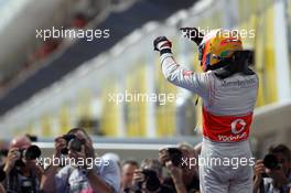 1st place Lewis Hamilton (GBR), McLaren Mercedes  29.07.2012. Formula 1 World Championship, Rd 11, Hungarian Grand Prix, Budapest, Hungary, Race Day