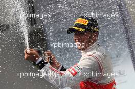 1st place Lewis Hamilton (GBR), McLaren Mercedes  29.07.2012. Formula 1 World Championship, Rd 11, Hungarian Grand Prix, Budapest, Hungary, Race Day