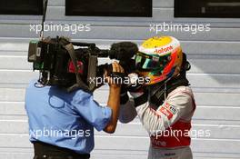 Race winner Lewis Hamilton (GBR) McLaren celebrates in parc ferme. 29.07.2012. Formula 1 World Championship, Rd 11, Hungarian Grand Prix, Budapest, Hungary, Race Day
