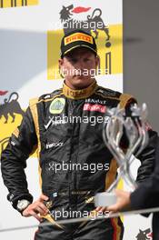 2nd place Kimi Raikkonen, Lotus Renault F1 Team  29.07.2012. Formula 1 World Championship, Rd 11, Hungarian Grand Prix, Budapest, Hungary, Race Day