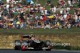 Romain Grosjean (FRA) Lotus F1 E20. 29.07.2012. Formula 1 World Championship, Rd 11, Hungarian Grand Prix, Budapest, Hungary, Race Day