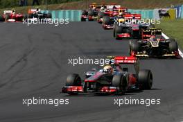 Lewis Hamilton (GBR), McLaren Mercedes  29.07.2012. Formula 1 World Championship, Rd 11, Hungarian Grand Prix, Budapest, Hungary, Race Day