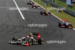 Romain Grosjean (FRA) Lotus F1 E20. 29.07.2012. Formula 1 World Championship, Rd 11, Hungarian Grand Prix, Budapest, Hungary, Race Day