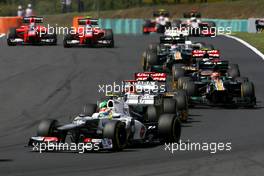 Sergio Perez (MEX), Sauber F1 Team  29.07.2012. Formula 1 World Championship, Rd 11, Hungarian Grand Prix, Budapest, Hungary, Race Day