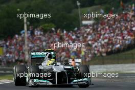 Nico Rosberg (GER), Mercedes GP  29.07.2012. Formula 1 World Championship, Rd 11, Hungarian Grand Prix, Budapest, Hungary, Race Day