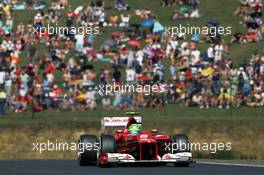 Felipe Massa (BRA) Ferrari F2012. 29.07.2012. Formula 1 World Championship, Rd 11, Hungarian Grand Prix, Budapest, Hungary, Race Day