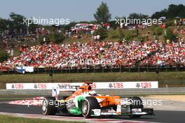 Paul di Resta (GBR), Sahara Force India Formula One Team  29.07.2012. Formula 1 World Championship, Rd 11, Hungarian Grand Prix, Budapest, Hungary, Race Day