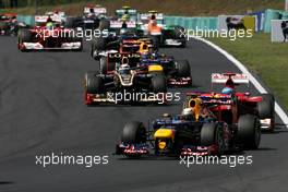 Sebastian Vettel (GER), Red Bull Racing  29.07.2012. Formula 1 World Championship, Rd 11, Hungarian Grand Prix, Budapest, Hungary, Race Day
