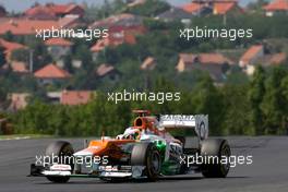 Paul di Resta (GBR), Sahara Force India Formula One Team  29.07.2012. Formula 1 World Championship, Rd 11, Hungarian Grand Prix, Budapest, Hungary, Race Day