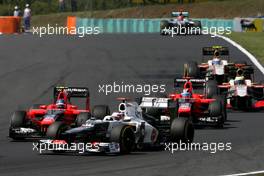 Kamui Kobayashi (JAP), Sauber F1 Team  29.07.2012. Formula 1 World Championship, Rd 11, Hungarian Grand Prix, Budapest, Hungary, Race Day