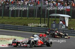 Lewis Hamilton (GBR), McLaren Mercedes  29.07.2012. Formula 1 World Championship, Rd 11, Hungarian Grand Prix, Budapest, Hungary, Race Day