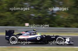 Bruno Senna (BRA) Williams FW34. 28.07.2012. Formula 1 World Championship, Rd 11, Hungarian Grand Prix, Budapest, Hungary, Qualifying Day
