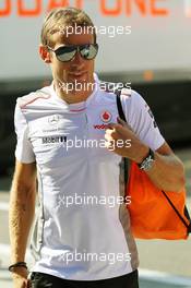 Jenson Button (GBR) McLaren. 28.07.2012. Formula 1 World Championship, Rd 11, Hungarian Grand Prix, Budapest, Hungary, Qualifying Day