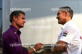 David Coulthard (GBR) and Martin Whitmarsh (GBR), Team McLaren  28.07.2012. Formula 1 World Championship, Rd 11, Hungarian Grand Prix, Budapest, Hungary, Qualifying Day
