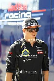 Kimi Raikkonen (FIN) Lotus F1 Team. 28.07.2012. Formula 1 World Championship, Rd 11, Hungarian Grand Prix, Budapest, Hungary, Qualifying Day