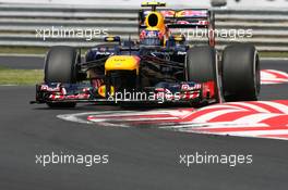 Mark Webber (AUS) Red Bull Racing RB8. 28.07.2012. Formula 1 World Championship, Rd 11, Hungarian Grand Prix, Budapest, Hungary, Qualifying Day