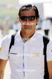 Pedro De La Rosa (ESP) HRT Formula 1 Team. 28.07.2012. Formula 1 World Championship, Rd 11, Hungarian Grand Prix, Budapest, Hungary, Qualifying Day