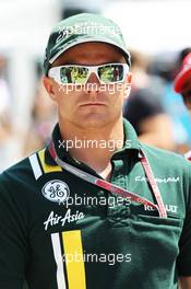 Heikki Kovalainen (FIN) Caterham. 29.07.2012. Formula 1 World Championship, Rd 11, Hungarian Grand Prix, Budapest, Hungary, Race Day