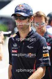 Mark Webber (AUS) Red Bull Racing. 29.07.2012. Formula 1 World Championship, Rd 11, Hungarian Grand Prix, Budapest, Hungary, Race Day