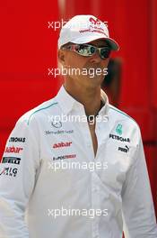 Michael Schumacher (GER) Mercedes AMG F1. 29.07.2012. Formula 1 World Championship, Rd 11, Hungarian Grand Prix, Budapest, Hungary, Race Day