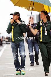 Heikki Kovalainen (FIN) Caterham. 26.07.2012. Formula 1 World Championship, Rd 11, Hungarian Grand Prix, Budapest, Hungary, Preparation Day