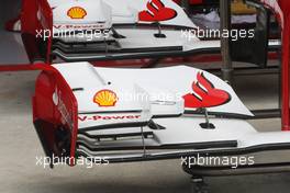 Ferrari F2012 front wing detail. 26.07.2012. Formula 1 World Championship, Rd 11, Hungarian Grand Prix, Budapest, Hungary, Preparation Day