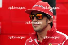 Fernando Alonso (ESP) Ferrari. 26.07.2012. Formula 1 World Championship, Rd 11, Hungarian Grand Prix, Budapest, Hungary, Preparation Day