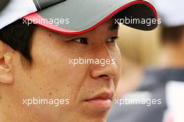 Kamui Kobayashi (JPN) Sauber. 26.07.2012. Formula 1 World Championship, Rd 11, Hungarian Grand Prix, Budapest, Hungary, Preparation Day