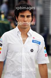 Sergio Perez (MEX) Sauber. 26.07.2012. Formula 1 World Championship, Rd 11, Hungarian Grand Prix, Budapest, Hungary, Preparation Day