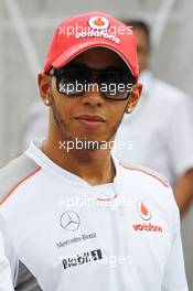 Lewis Hamilton (GBR) McLaren. 26.07.2012. Formula 1 World Championship, Rd 11, Hungarian Grand Prix, Budapest, Hungary, Preparation Day