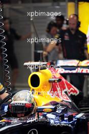 Sebastian Vettel (GER) Red Bull Racing RB8. 26.10.2012.Formula 1 World Championship, Rd 17, Indian Grand Prix, New Delhi, India, Practice Day.