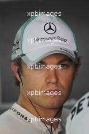 Nico Rosberg (GER) Mercedes AMG F1. 26.10.2012.Formula 1 World Championship, Rd 17, Indian Grand Prix, New Delhi, India, Practice Day.